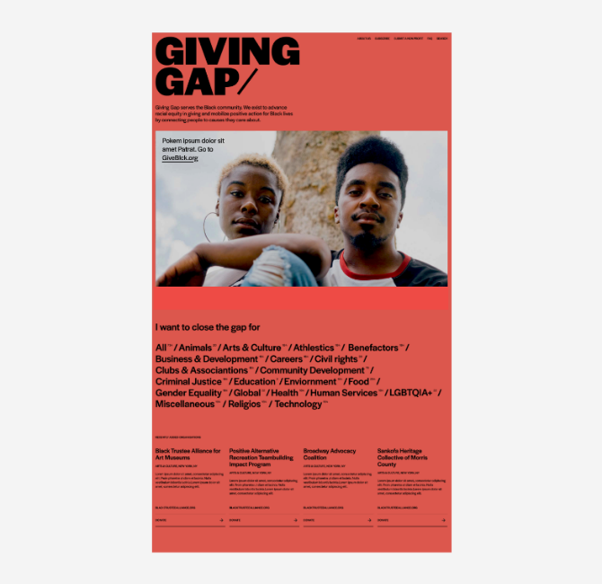 Giving Gap Cover 2